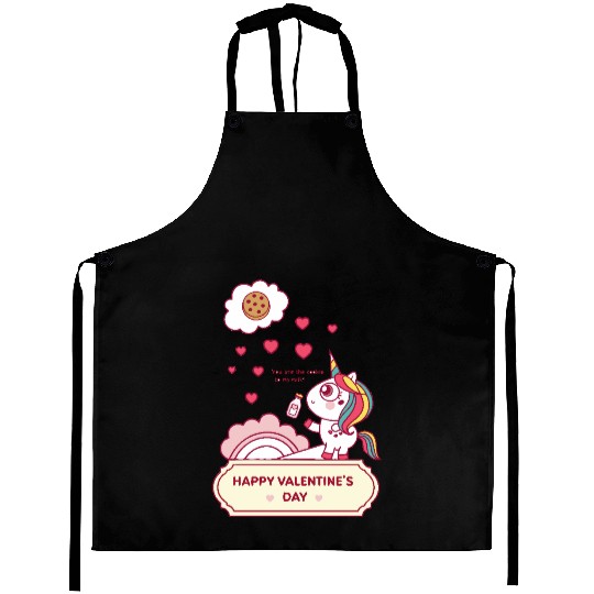 Sweet Unicorn - "You Are The Cookie To My Milk" Aprons