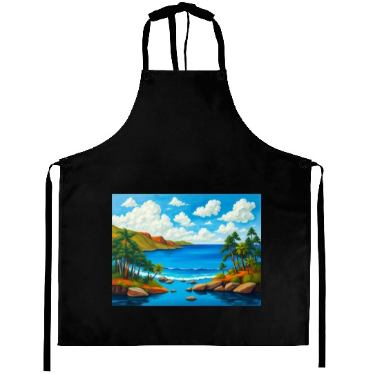 Serene Sunrise Over the Sea Aprons