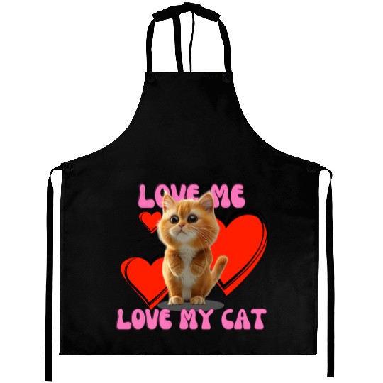 Orange cat 08 Aprons