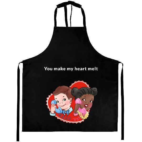 You Make My Heart Melt Aprons
