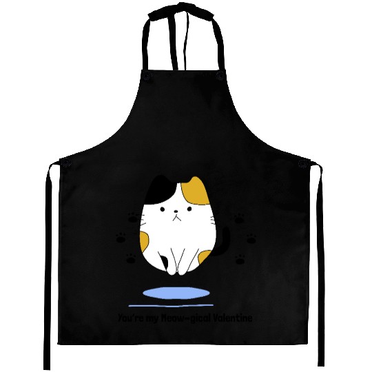 You Are My Meow-gical Valentine Day TS Aprons