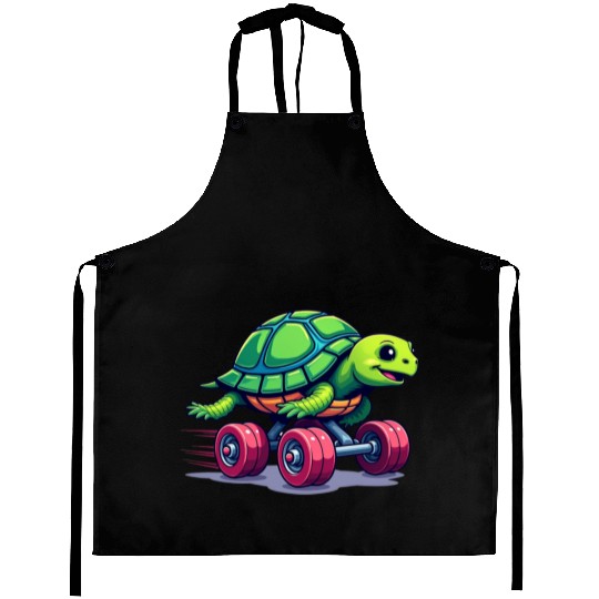 Turbo Turtle: Speed on Wheels Aprons