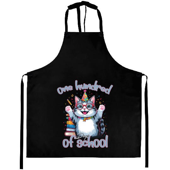 100 Days of School Celebration Aprons