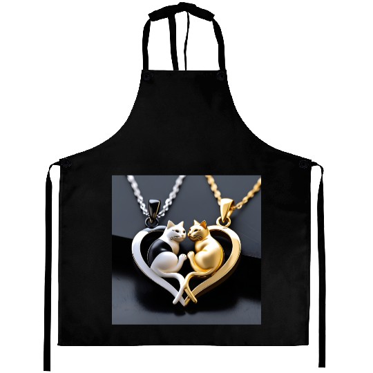 Pendentif chat en argent Chat Aprons