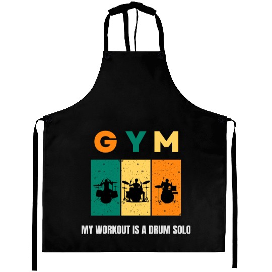 My Workout is a Drum Solo Aprons