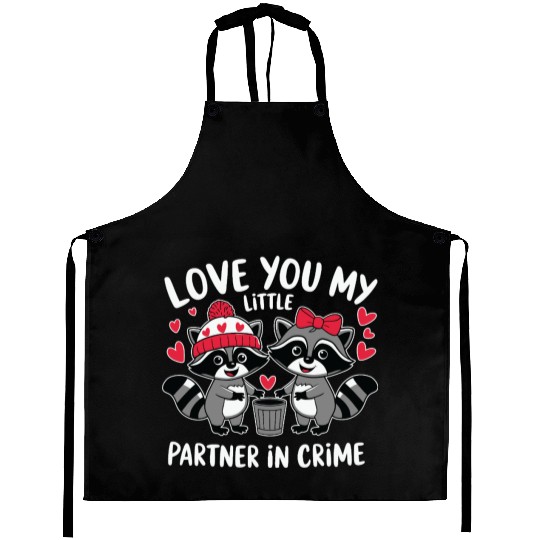 Love Partner in Crime Aprons, Cute Animal Aprons