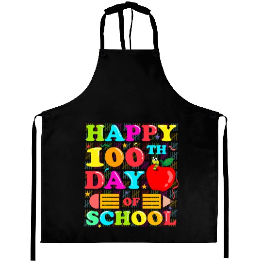 Happy 100 Days of School Aprons –teachers