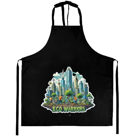 Fight for the Future: Eco Warriors for a Greener T Aprons