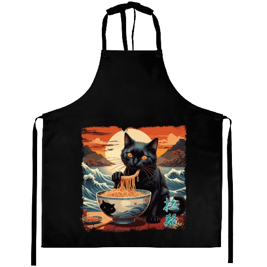 Cat Ramen Aprons