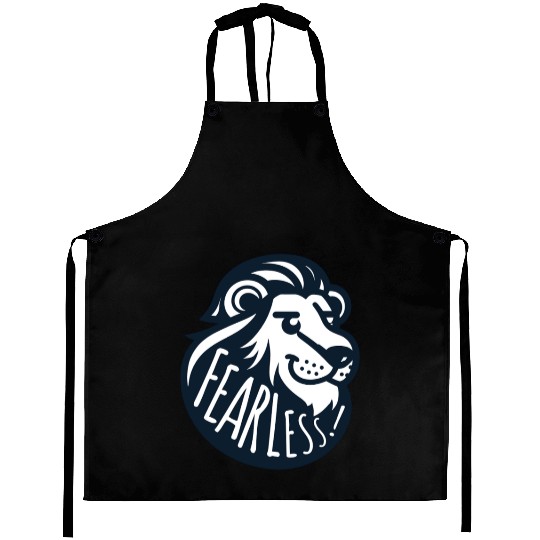 fearless lion Aprons