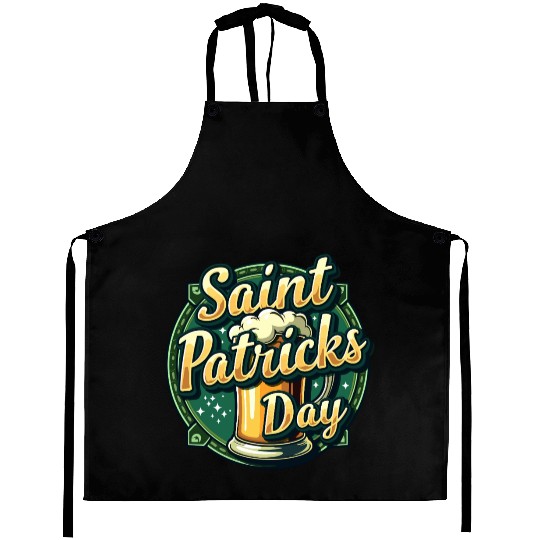 Saint Patrick`s Day Beer Aprons