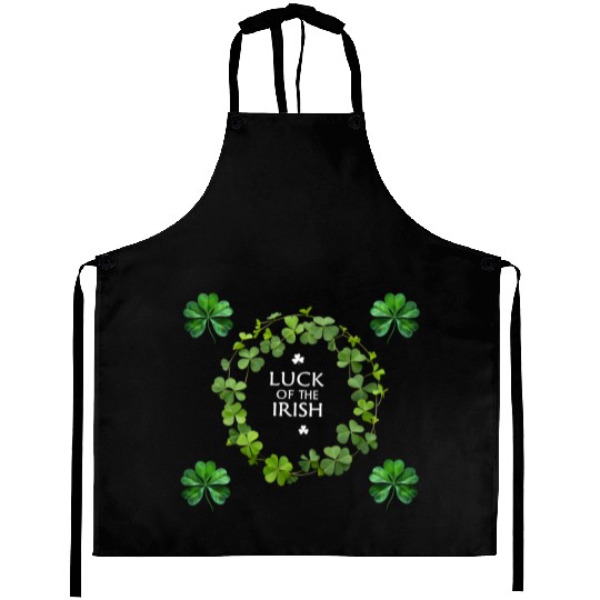 luck of the irish Aprons