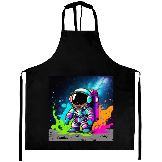 Funky space Aprons