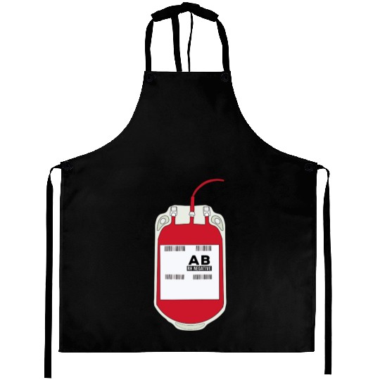 AB Negative Blood Bag Aprons