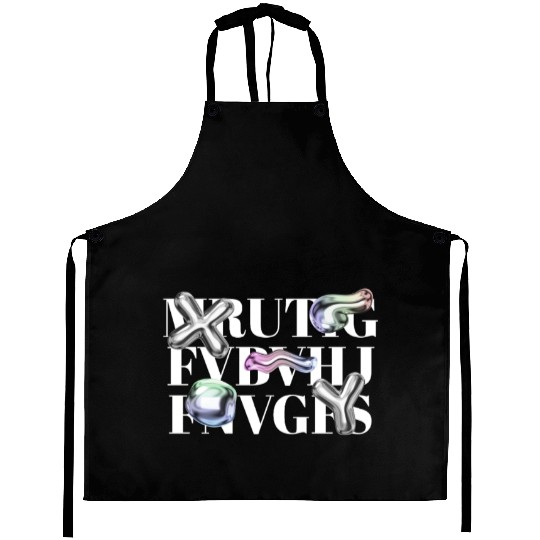Urban Stack Typography Aprons