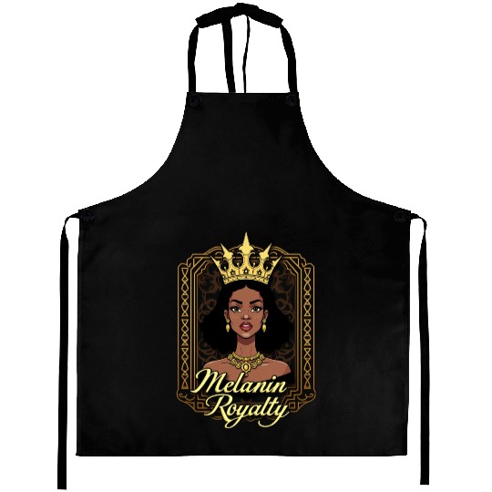 Melanin Royalty: Embrace the Crown Aprons