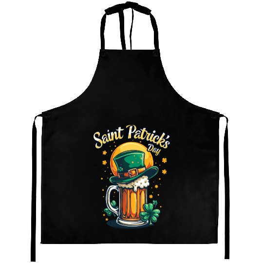 St Patrick`s Day Beer Aprons