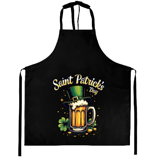 St Patrick`s Day Beer Aprons