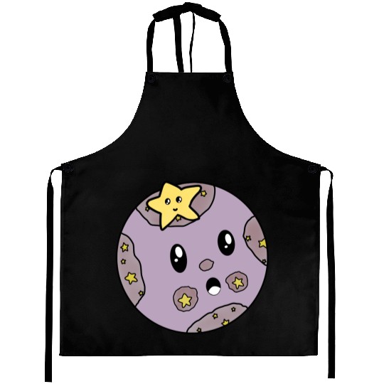 Surprised Purple Moon Aprons