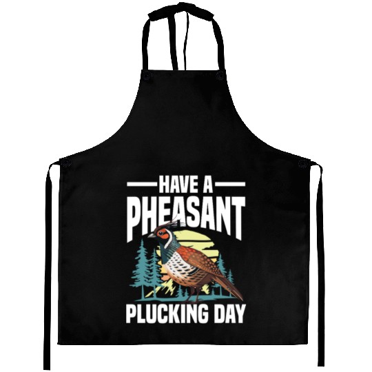Pheasant Hunting for Hunters Aprons
