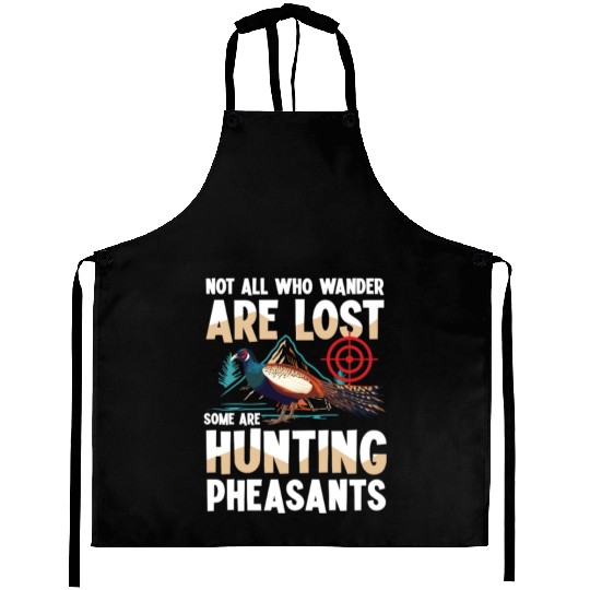 Pheasant Hunting for Hunters Aprons