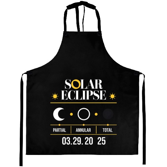 Partial Solar Eclipse 03 29 2025 - Solar Eclipse Aprons