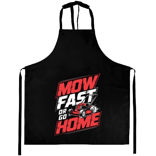 Lawnmower Racing High-Speed Mower Competitive Aprons