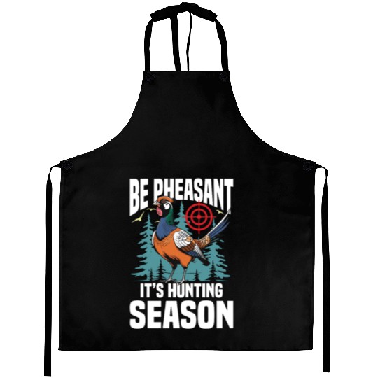 Pheasant Hunting for Hunters Aprons