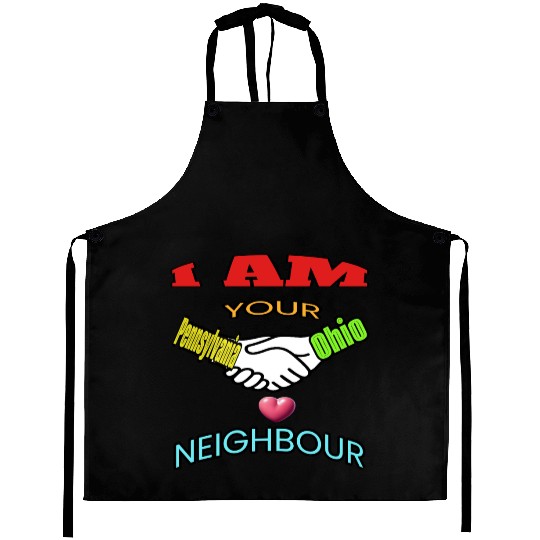 I AM YOUR NEIGHOUR PENNSYLVANIA AND OHIO Aprons