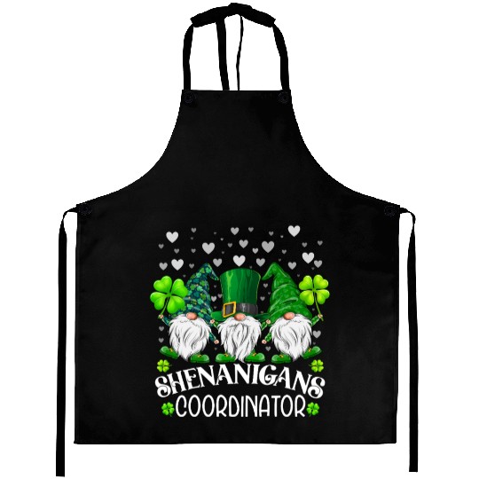 Shenanigans Coordinator St. Patricks Day Gnomes Aprons