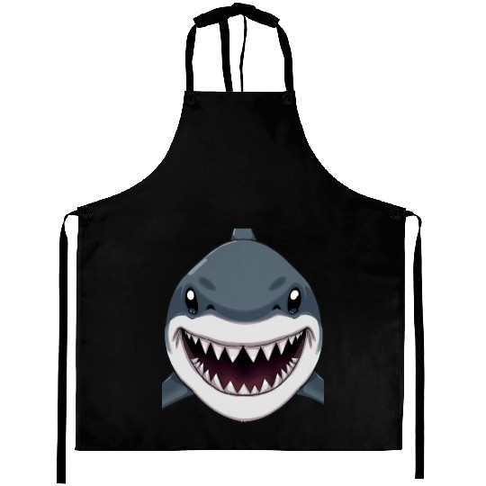 Shark Anime faces Aprons