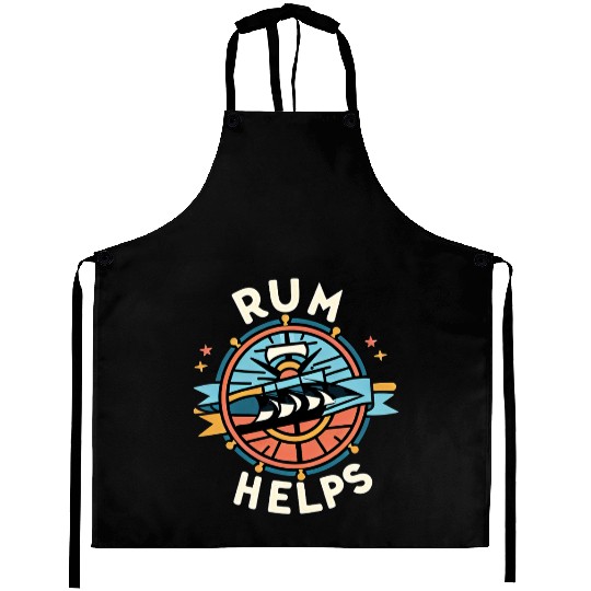 Rum Helps 6 Aprons