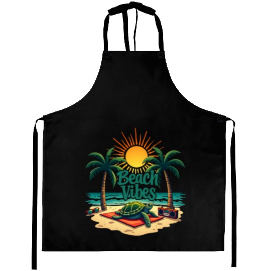 Beach Vibes Turtle Aprons