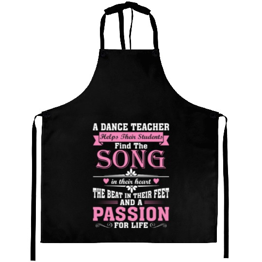 A Dance Teacher Helps Their Students Find The Song Aprons