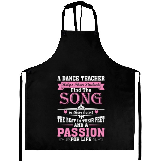 A Dance Teacher Helps Their Students Find The Song Aprons