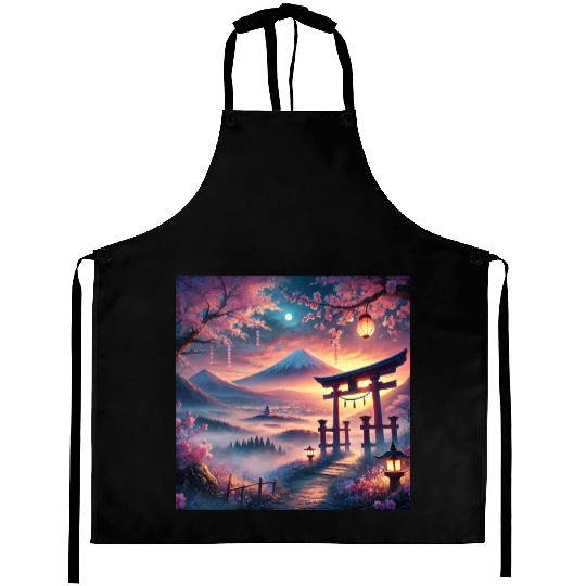 fuji sakura torii Aprons