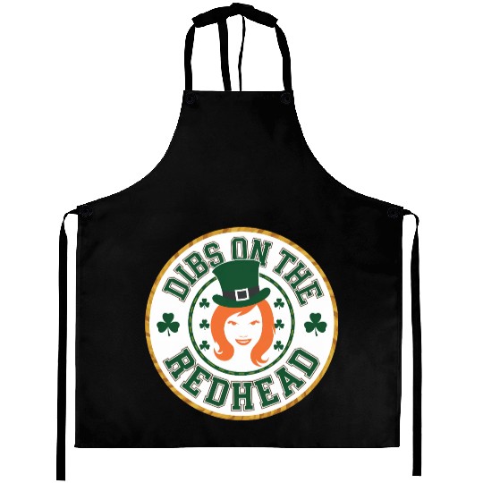 DIBS ON THE REDHEAD Aprons