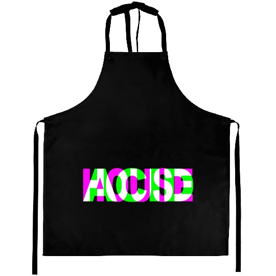 Acid House Techno Raver Aprons