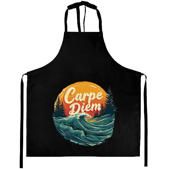 Carpe Diem Seize the Day Gift Aprons