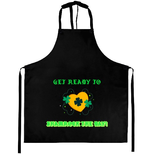 Get ready to Shamrock the Day Aprons