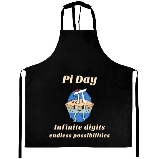 Pi Day Infinite digits endless possibilities Aprons