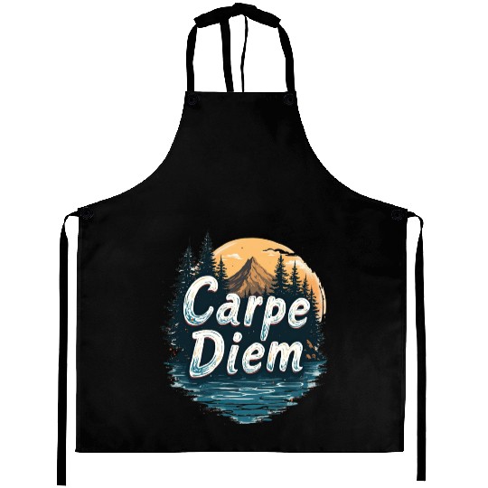 Carpe Diem Adventure Awaits Aprons