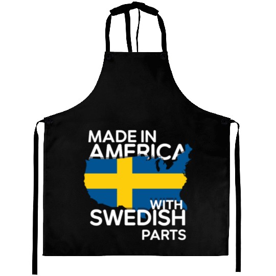 Made In America With Swedish Parts USA US Aprons