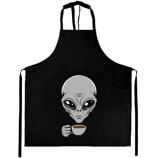 Grey Alien Aprons