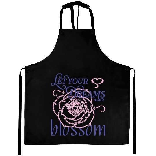 Dreams Blossom Floral Design Aprons