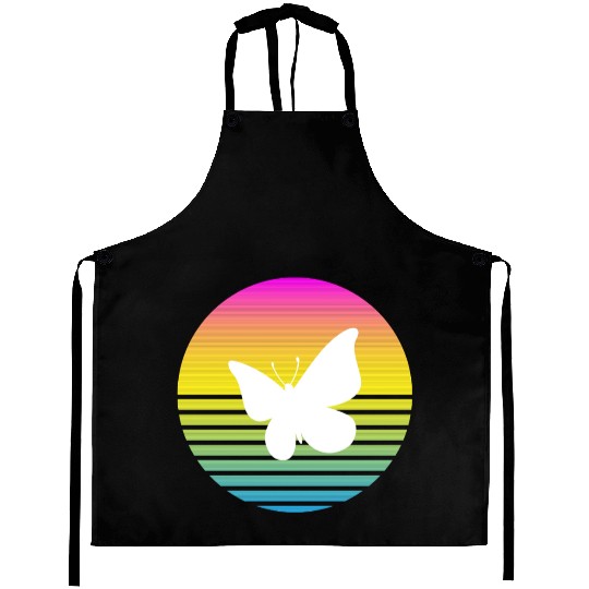 Vibrant Butterfly Aprons
