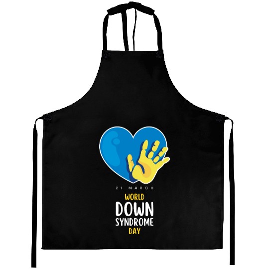 World Down Syndrome Awareness Men Women Kids Aprons