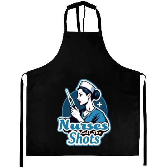 Nurses Call the Shots Aprons