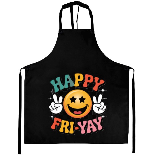 Happy Friyay Weekend Weekend Feeling Aprons