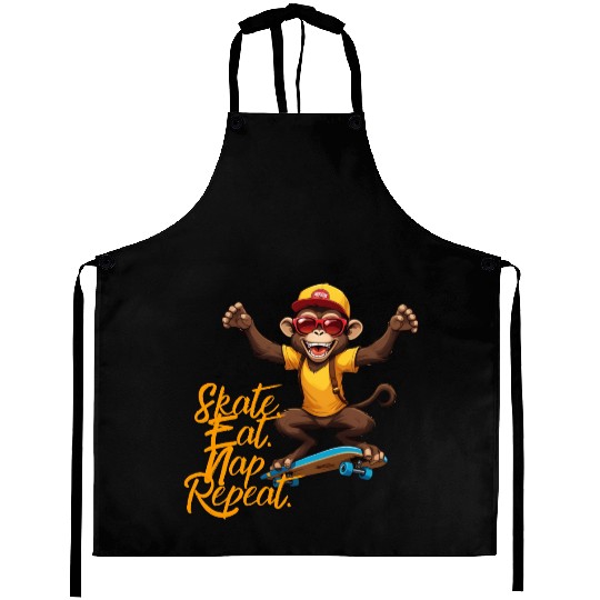 Skater Monkey Aprons